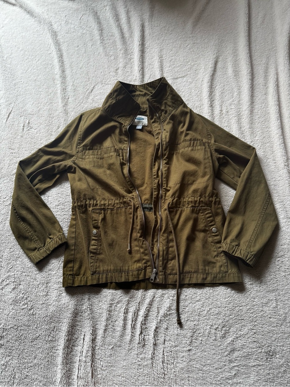 Olive Green Old Navy Drawstring Jacket